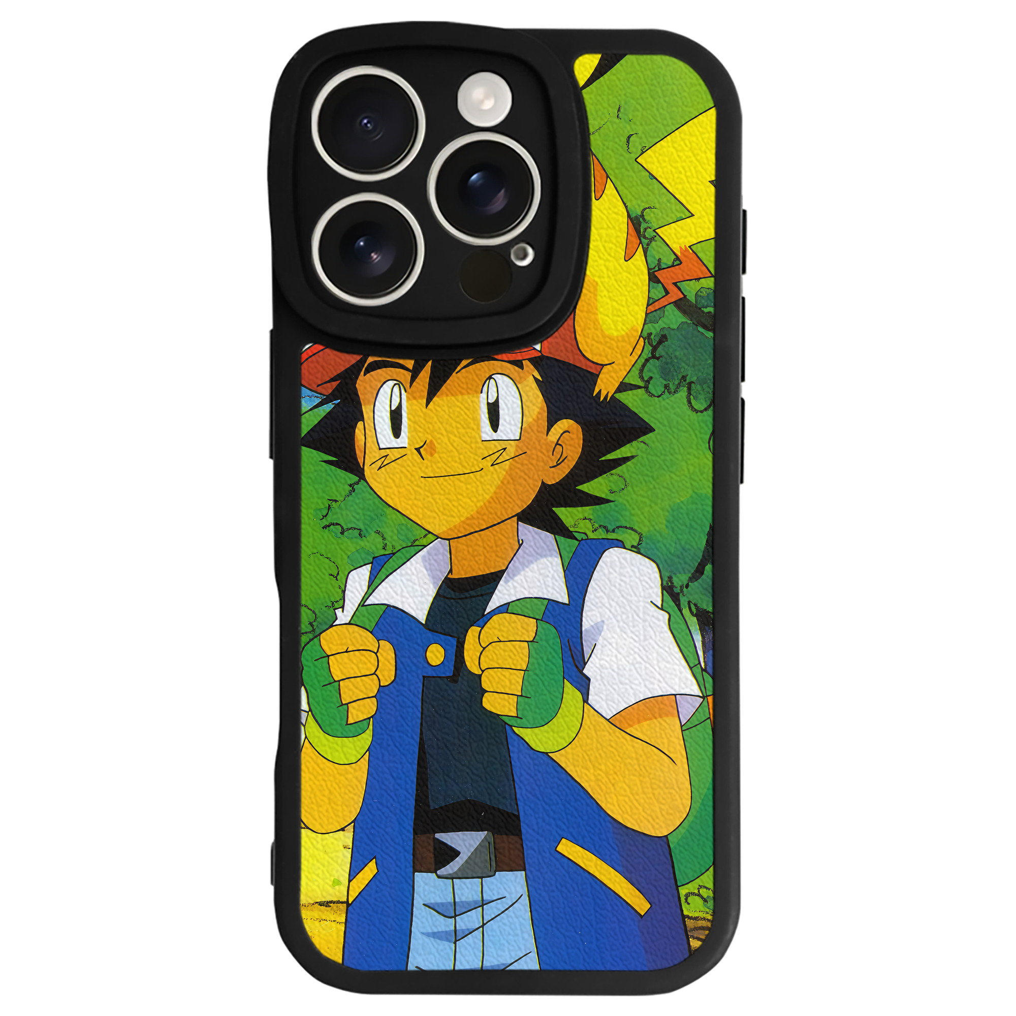 （画像用） ポケットモンスター Pokémon 【iPhone 16シリーズ対応】シリコンスマホケース（レザー調） 材質：シリコン